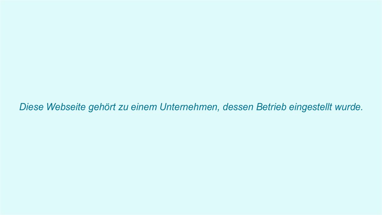 Betrieb eingestellt